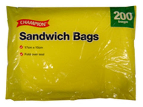 Champion 200pk sandwich bags