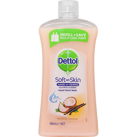 Dettol 500ml hand wash refill - Vanilla & Coconut