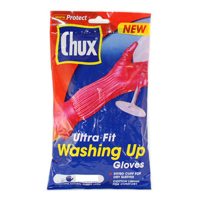 Chux gloves ultra fit washing up - Small