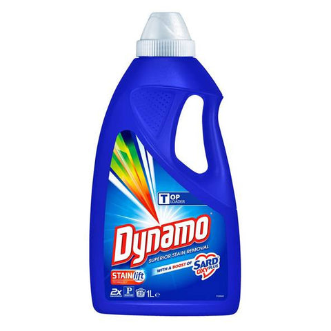 Dynamo 1L stain lift laundry liquid w/ a touch of Sard - Top loader