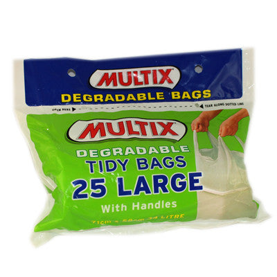 Multix 25pk degradable tidy bags - Large
