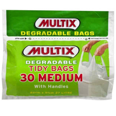 Multix 30pk degradable tidy bags - Medium